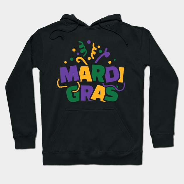 Mardi Gras Hoodie by Designzz